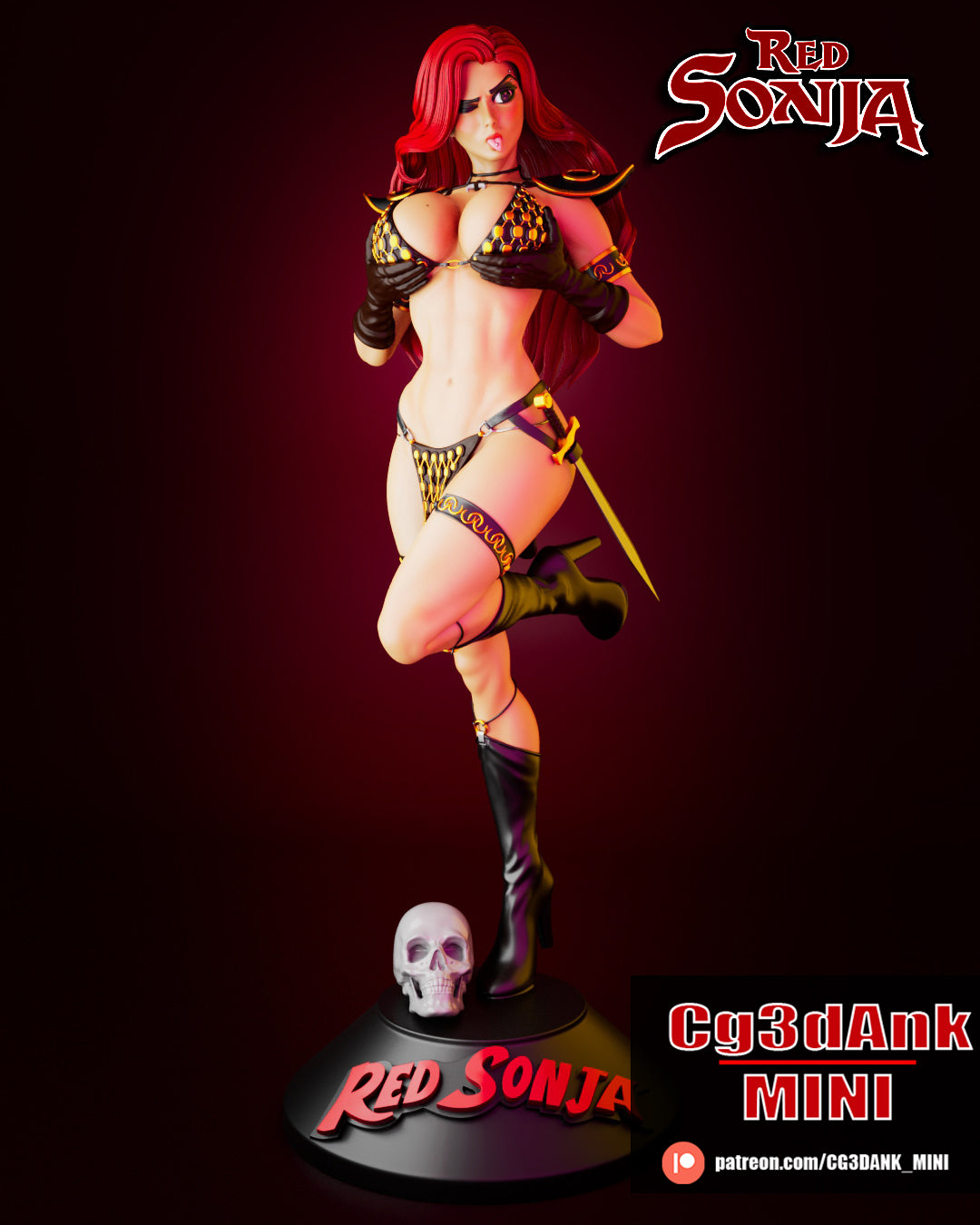 Red Sonja Statue