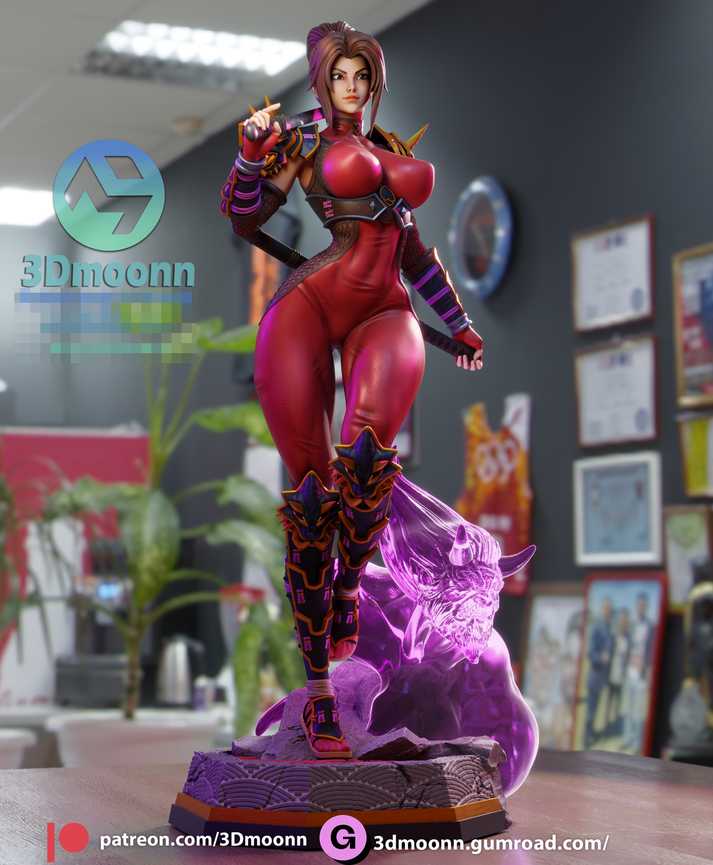 Taki (Soul Calibur) Statue