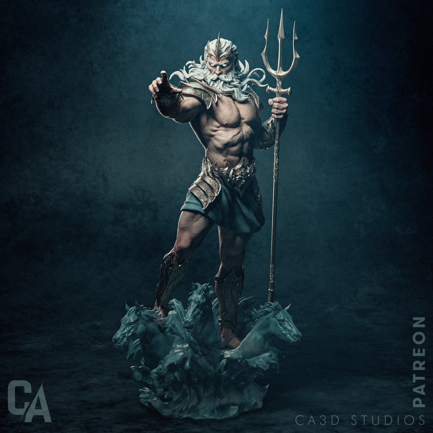 Poseidon Statue