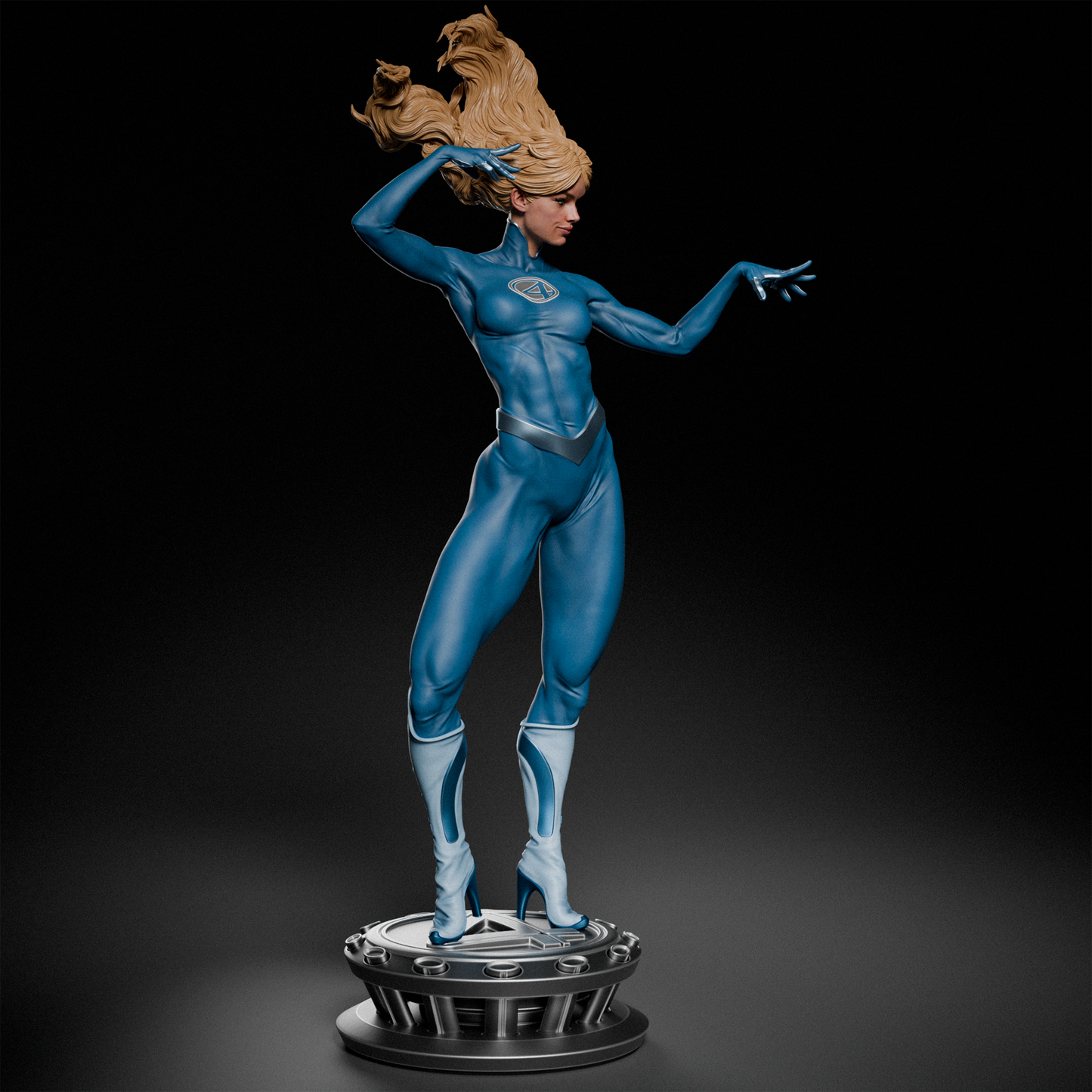 Invisible Woman Statue