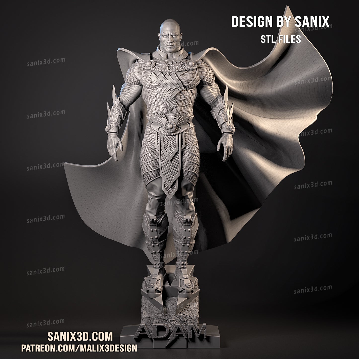 Black Adam Statue