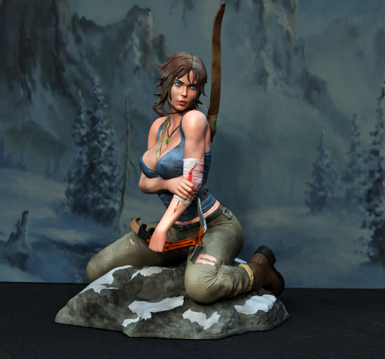 Lara Croft Statue