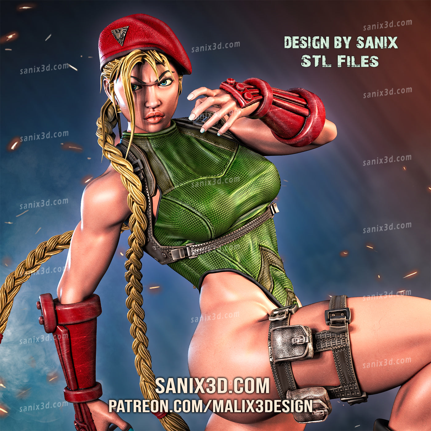 Cammy (Street Fighter) Statue