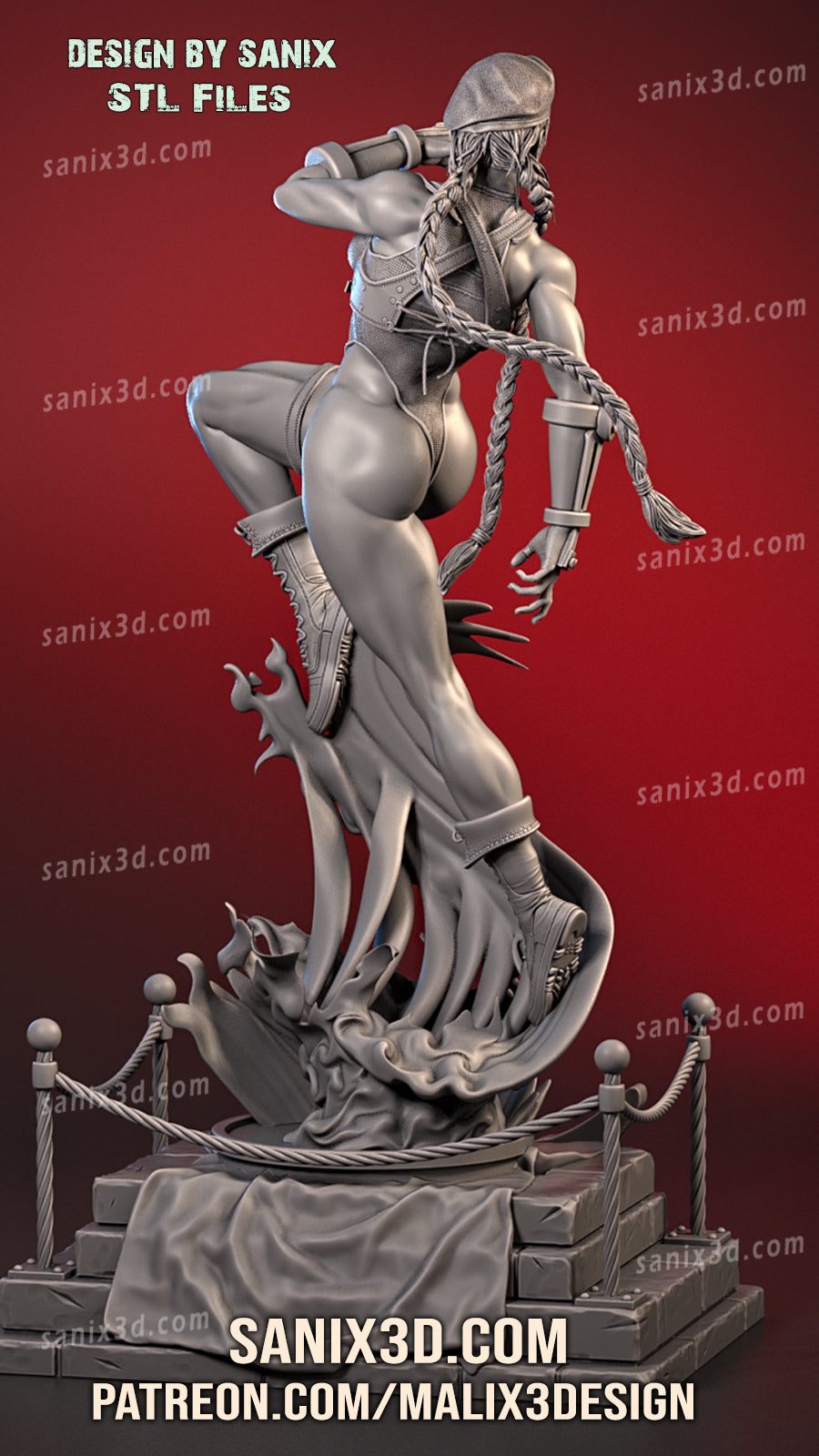 Cammy (Street Fighter) Statue