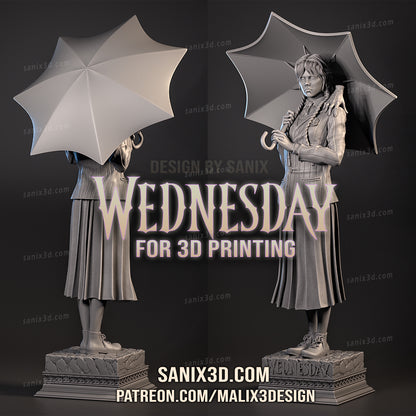 Wednesday Statue