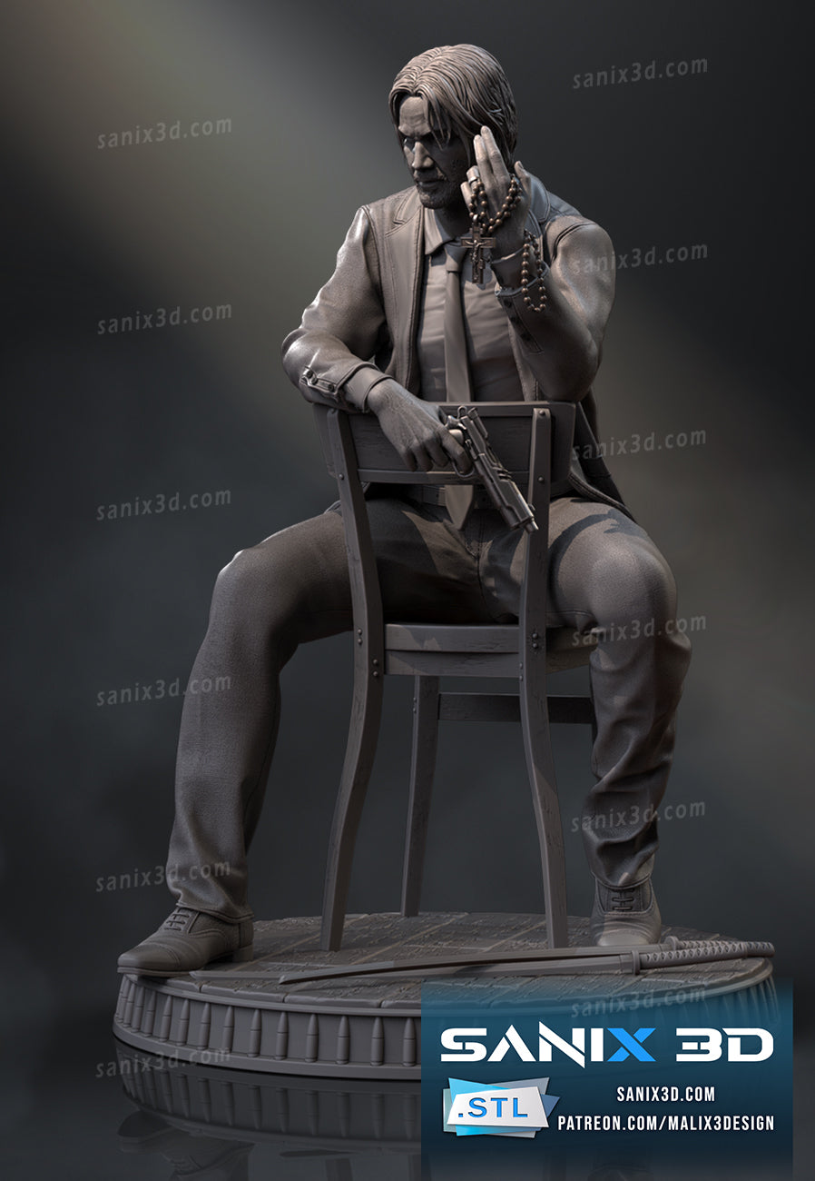 John Wick Statue