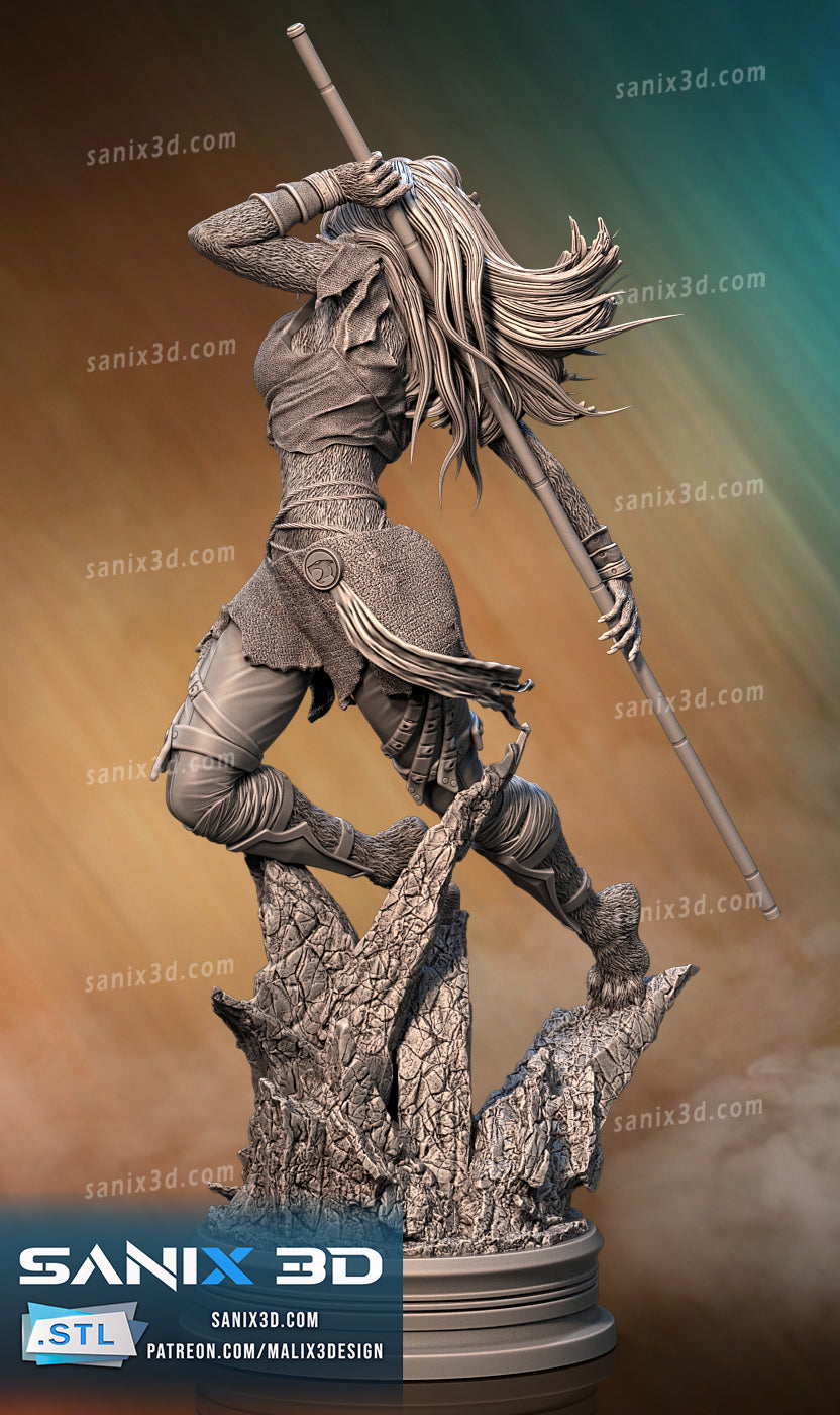 Cheetara (Thundercats) Statue