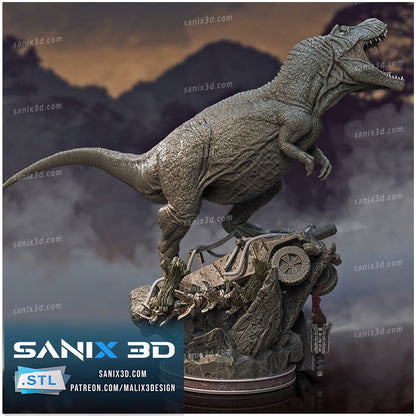 Jurassic Park T-Rex Statue