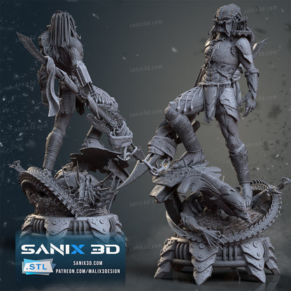 Alien VS Predator Statue