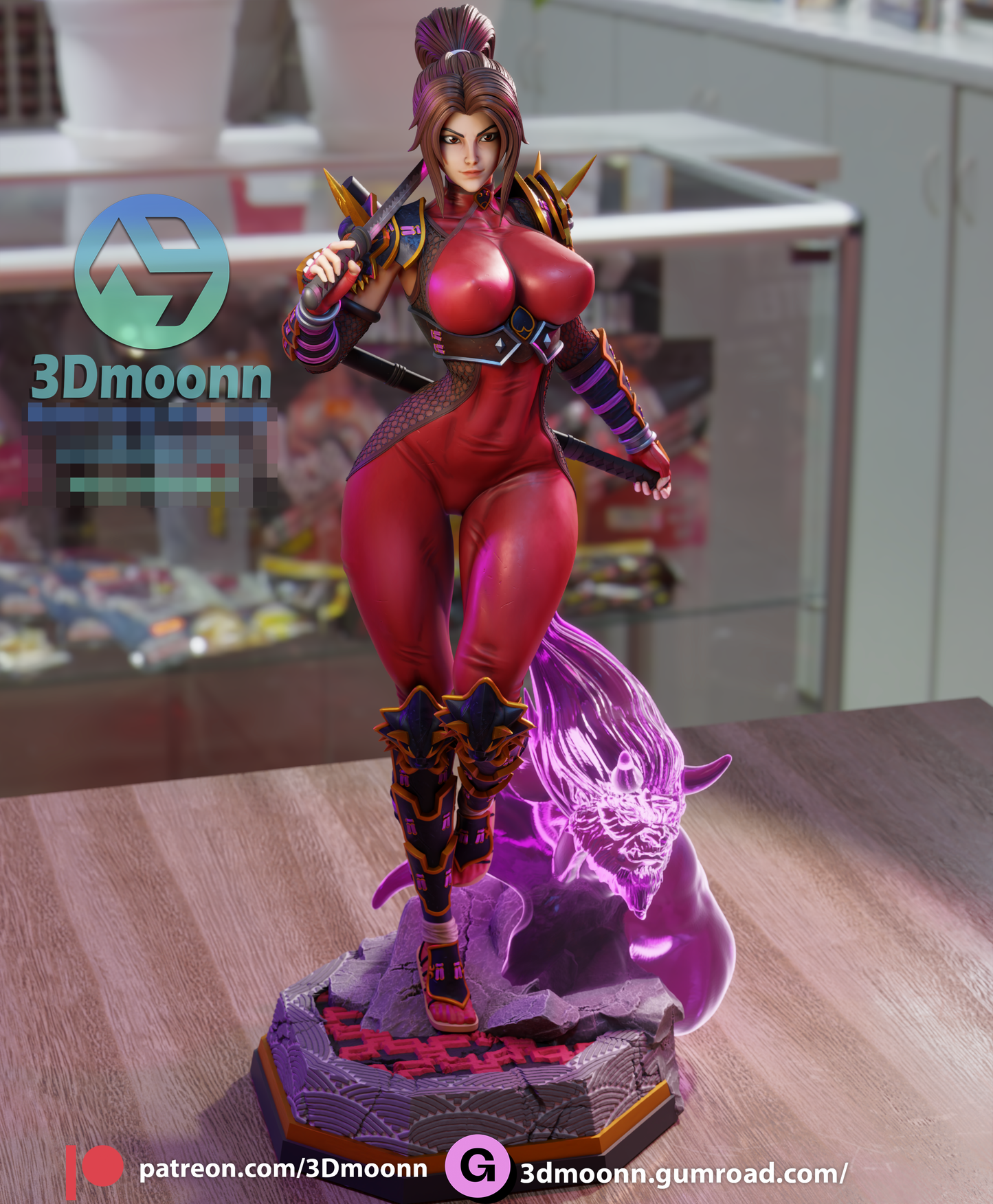 Taki (Soul Calibur) Statue