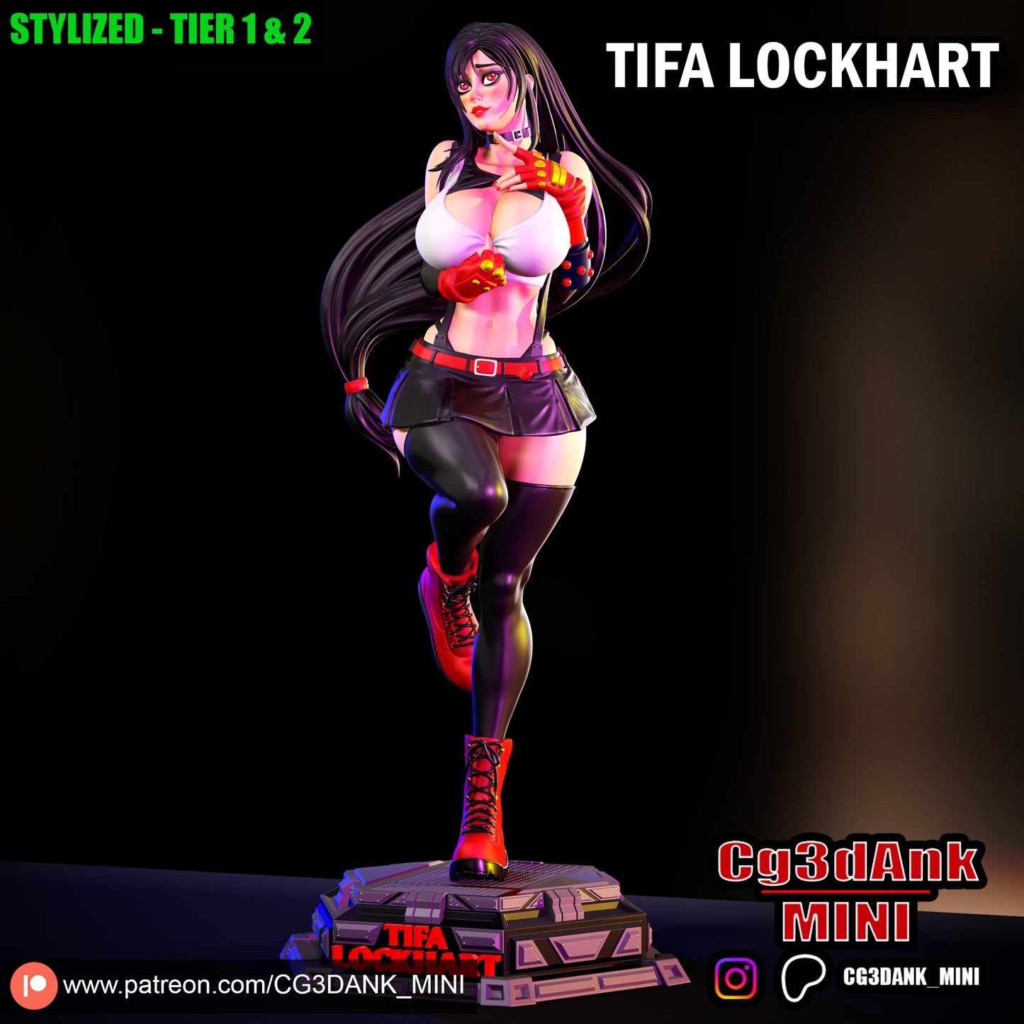 Tifa Lockhart Statue