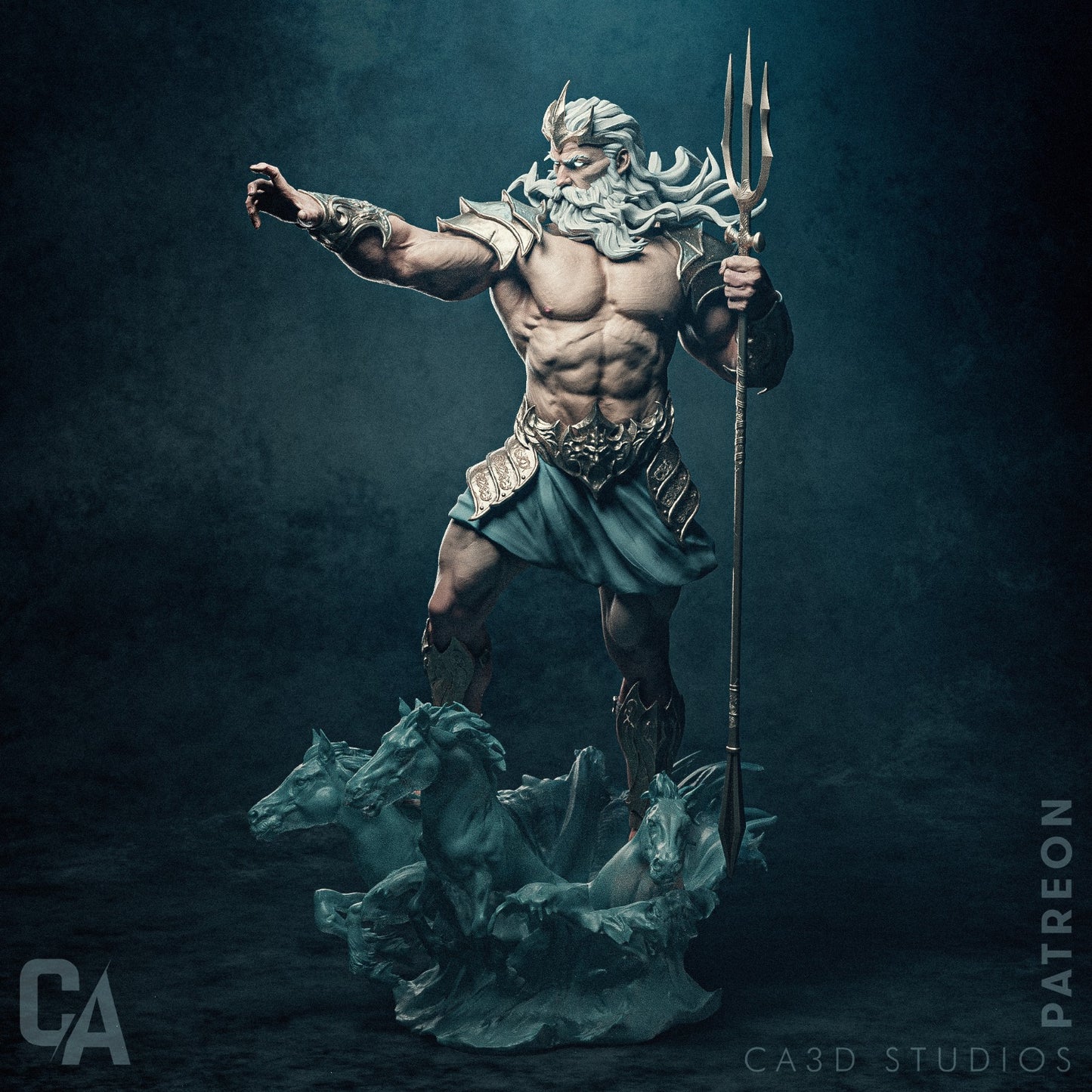 Poseidon Statue