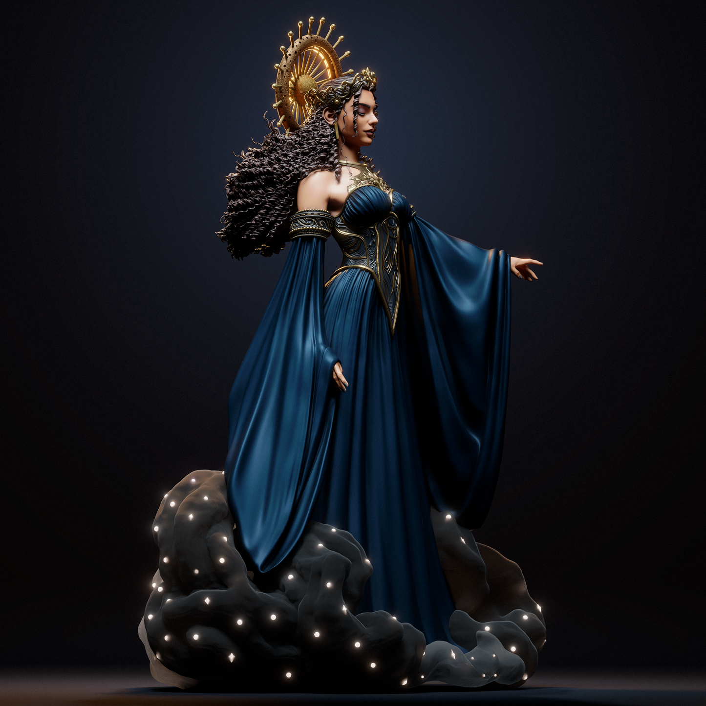 Nyx Goddess Of The Night Statue