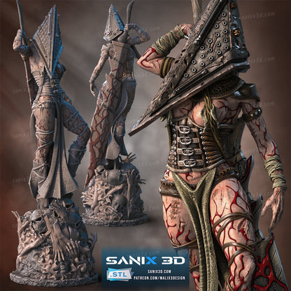 Lady Pyramid Head Statue