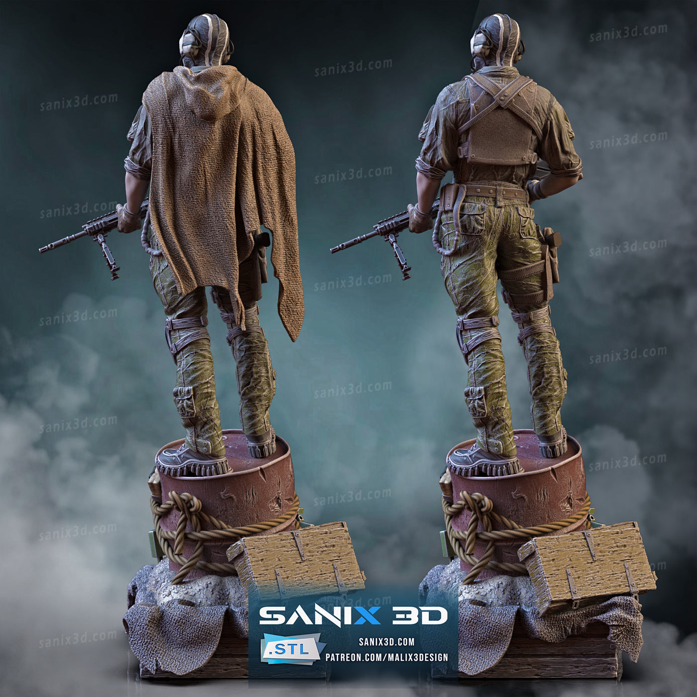 Call Of Duty Ghost Statue
