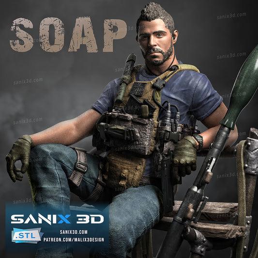 Call Of Duty SOAP Statue