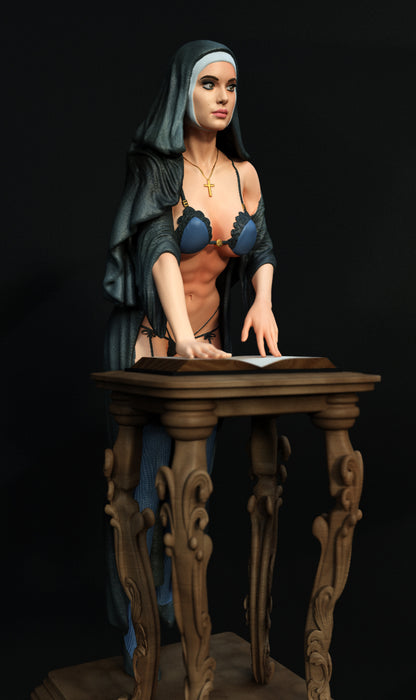 Sexy Nun Statue