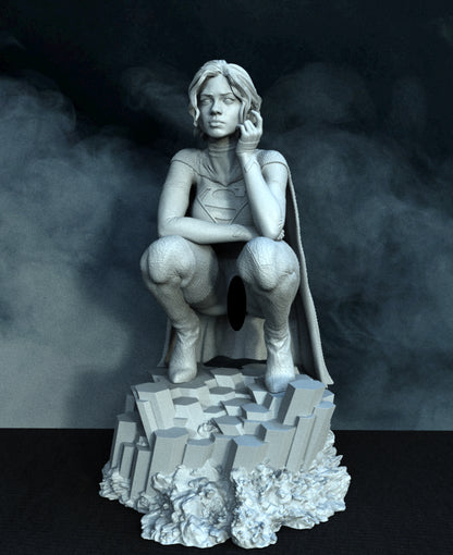 Super Girl Statue