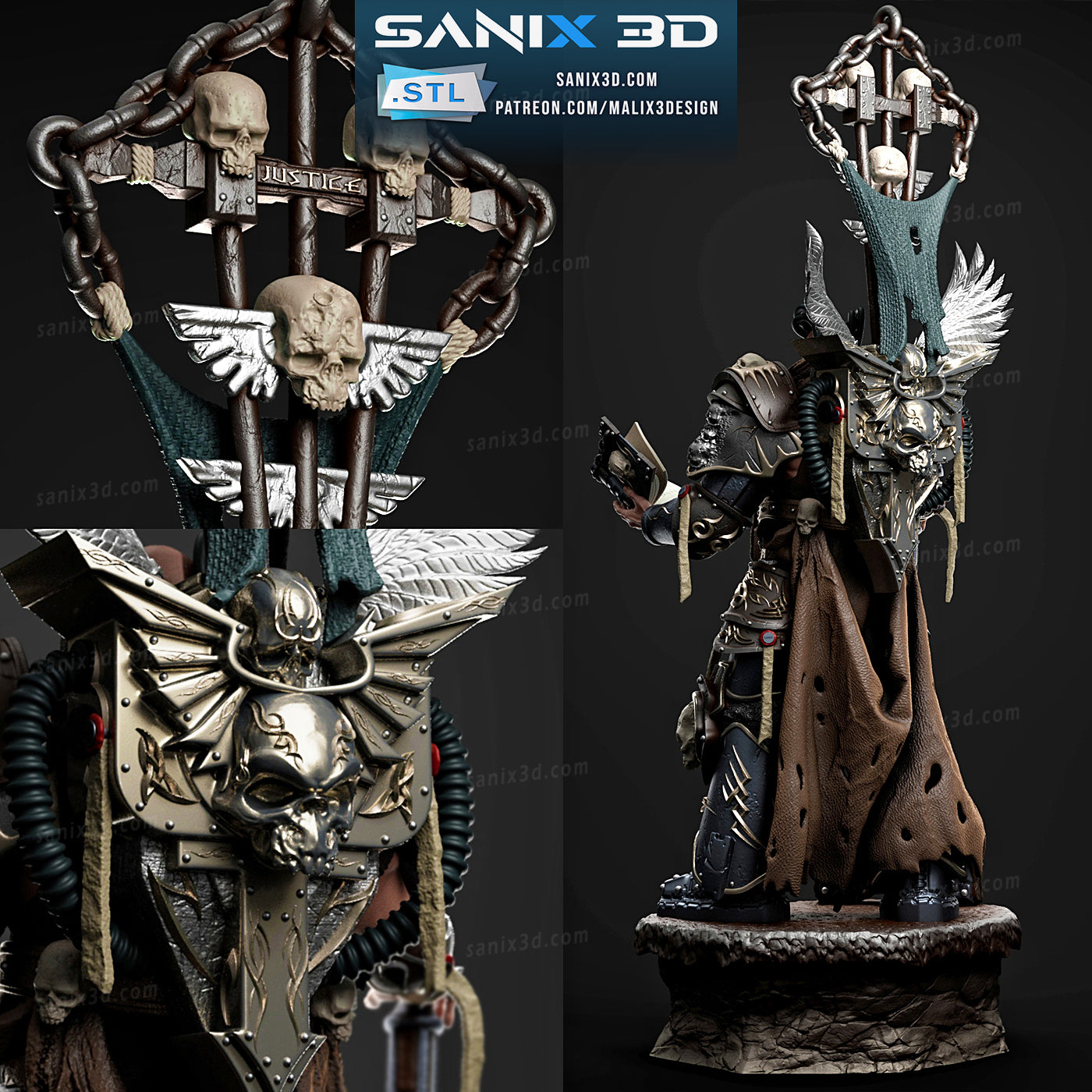 Warmachine Inquisitor Statue