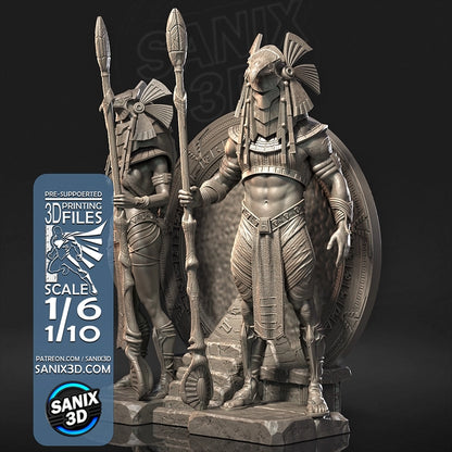 Horus Guards Statue