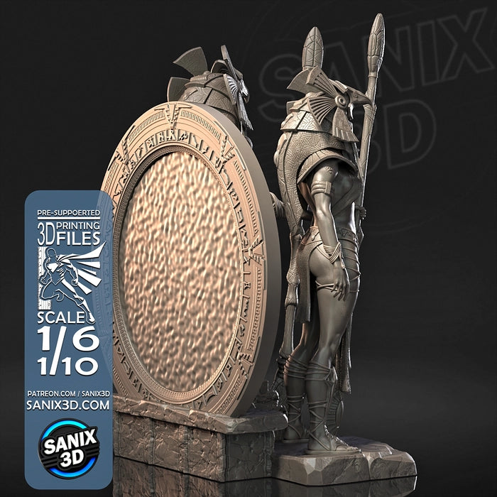 Horus Guards Statue