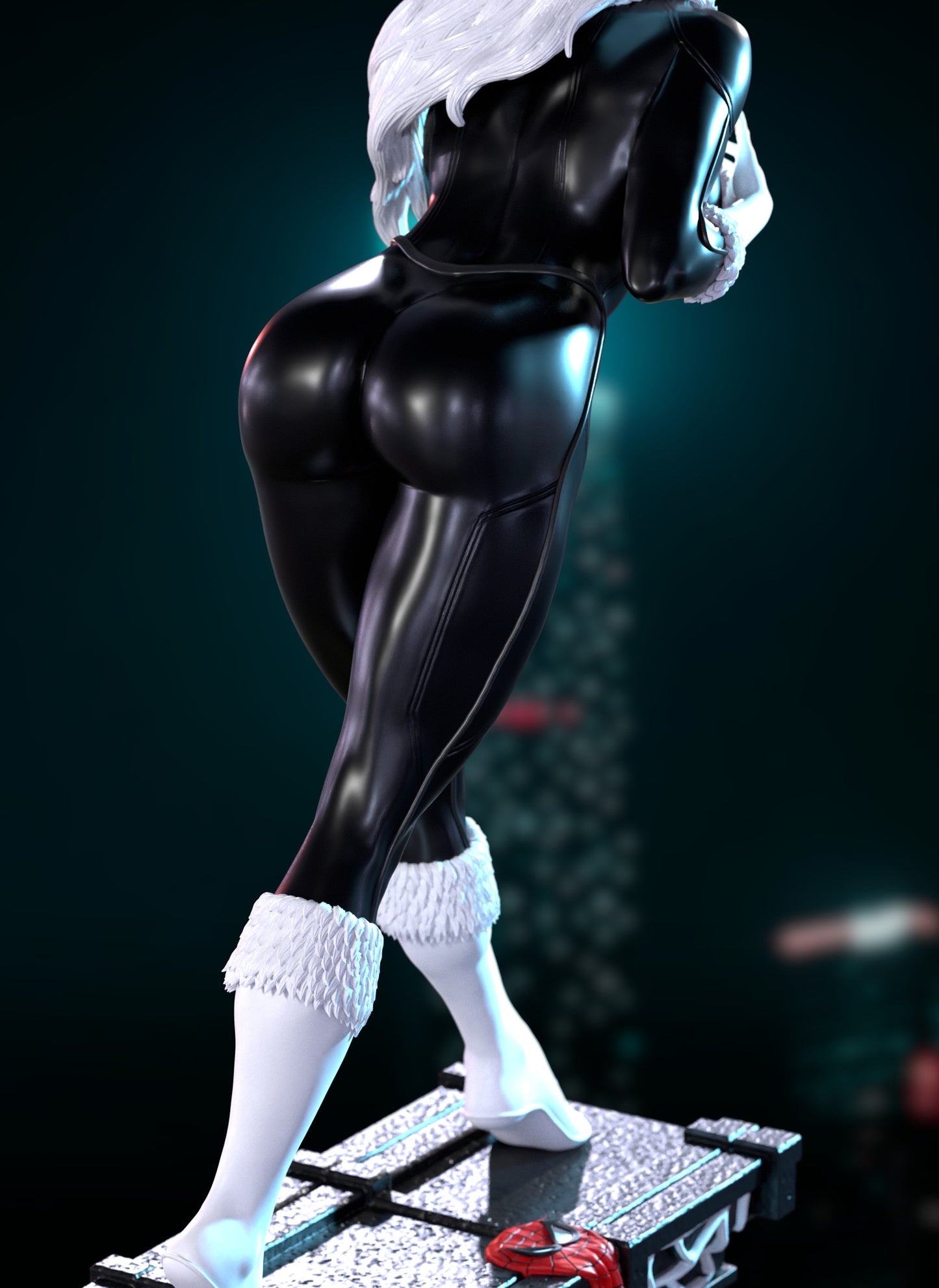 Black Cat Statue