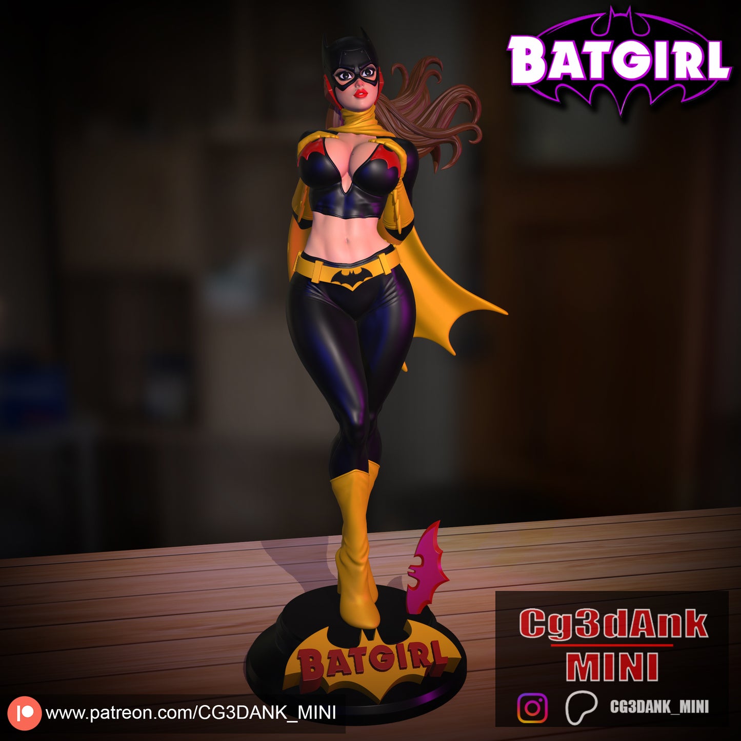 Bat Girl Statue