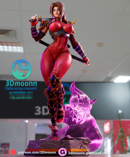 Taki (Soul Calibur) Statue