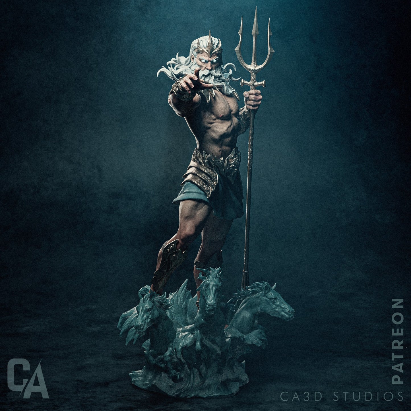 Poseidon Statue