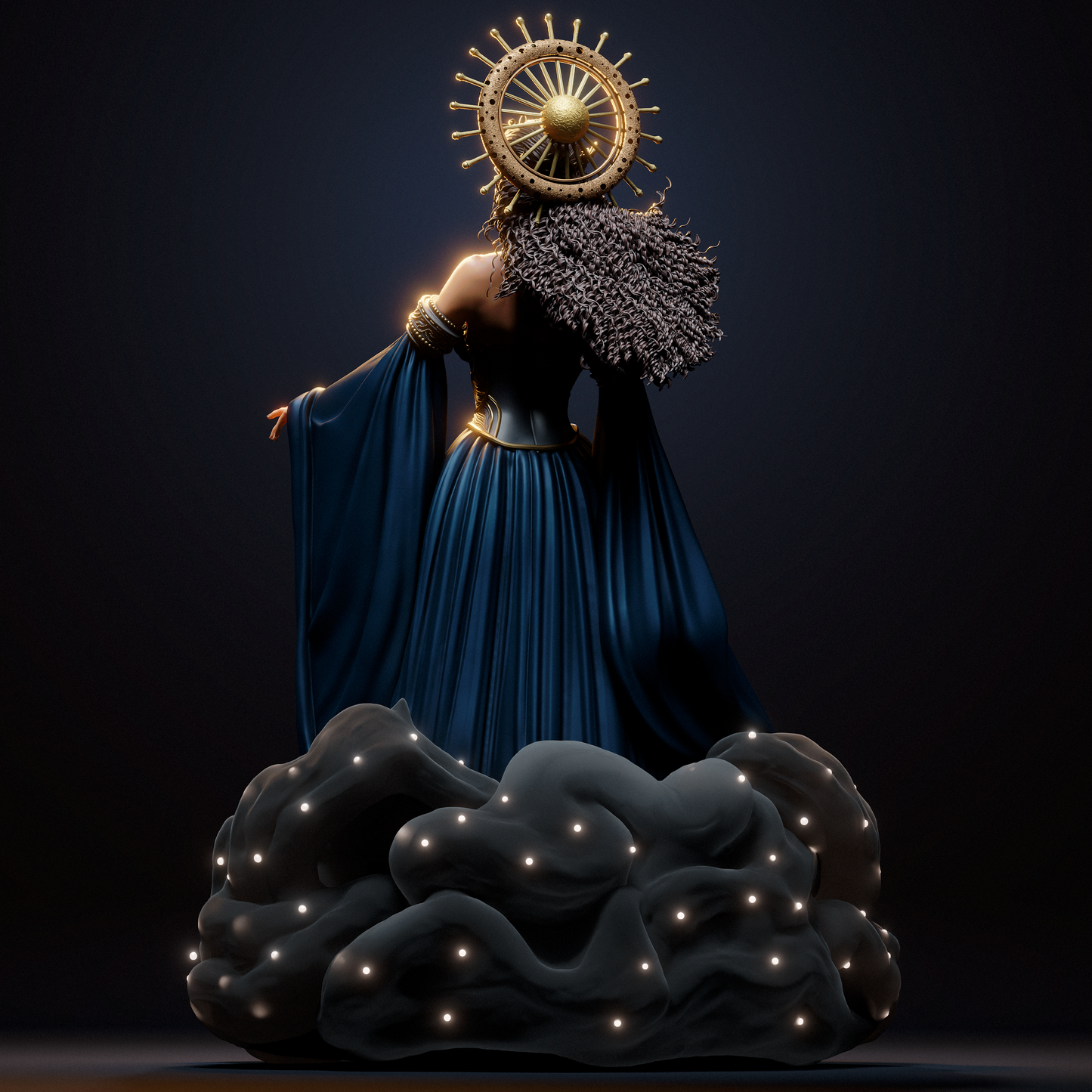 Nyx Goddess Of The Night Statue