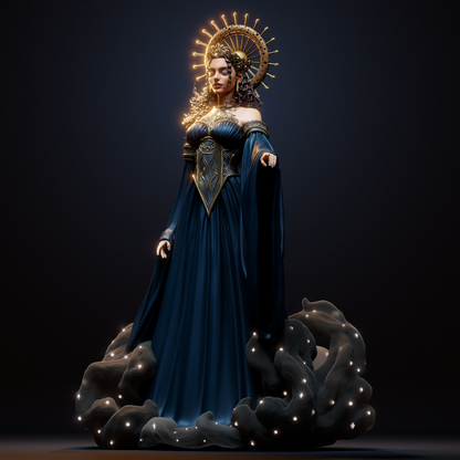 Nyx Goddess Of The Night Statue