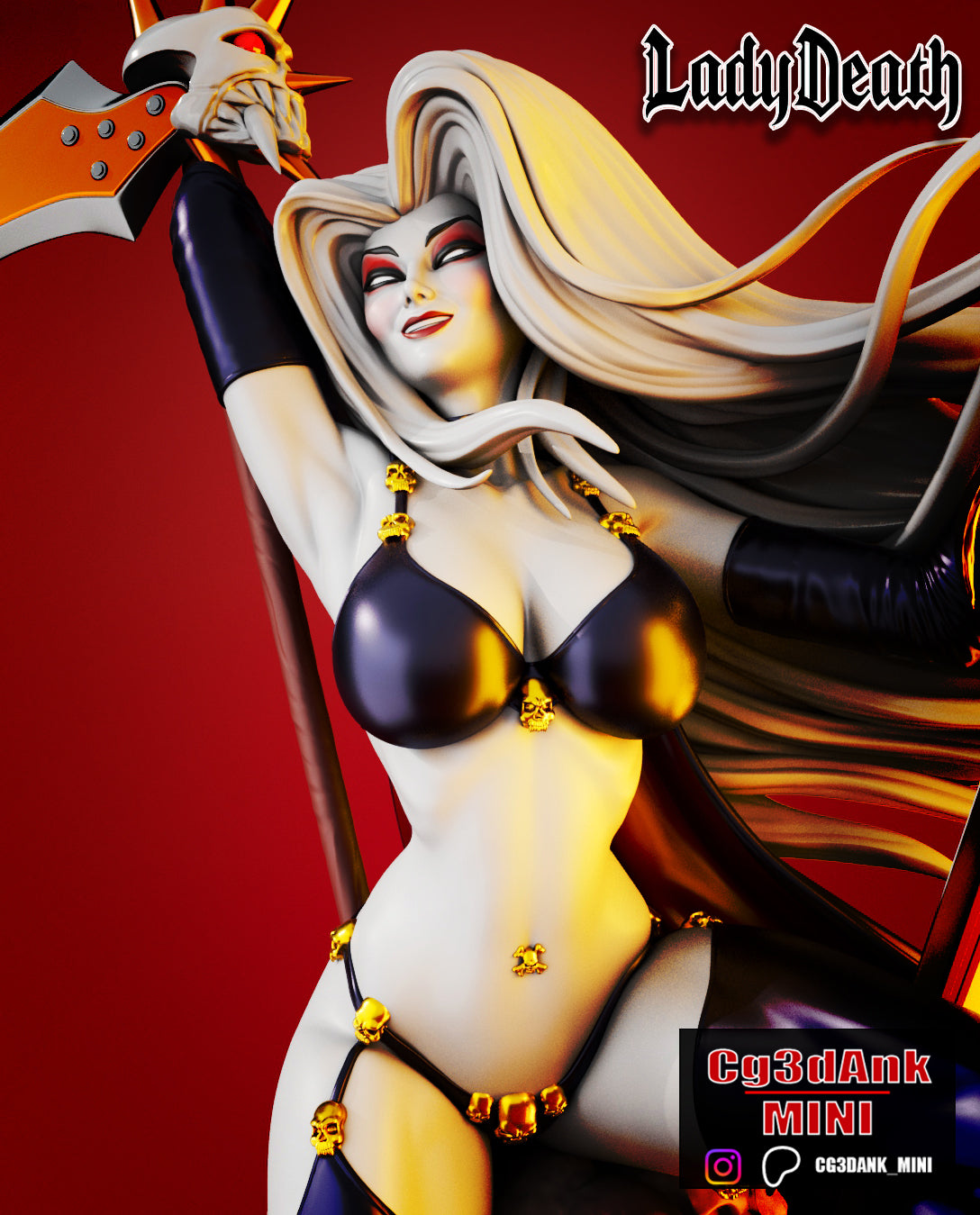 Lady Death Statue