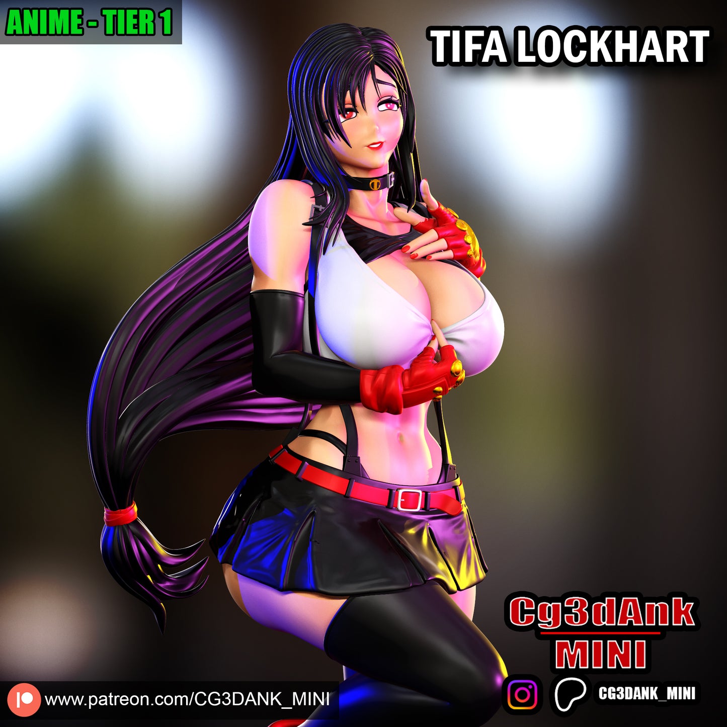 Tifa Lockhart Statue