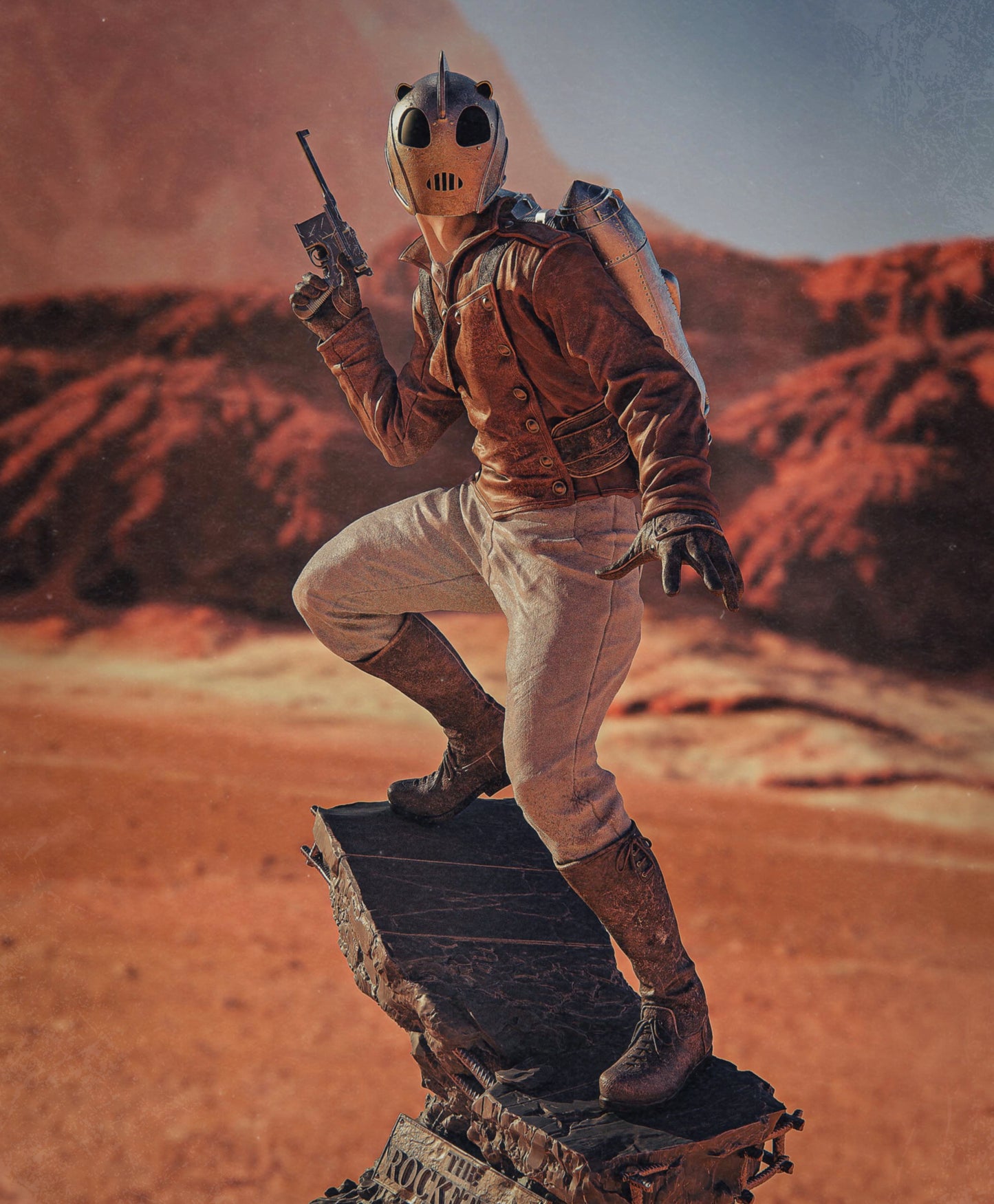 Rocketeer Statue