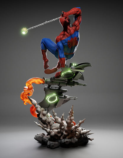 Spiderman Statue