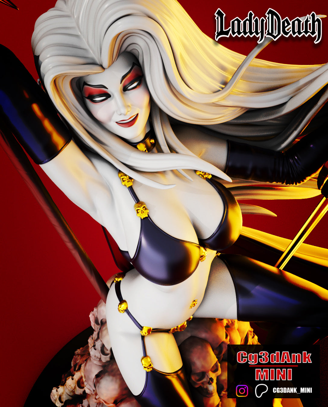 Lady Death Statue