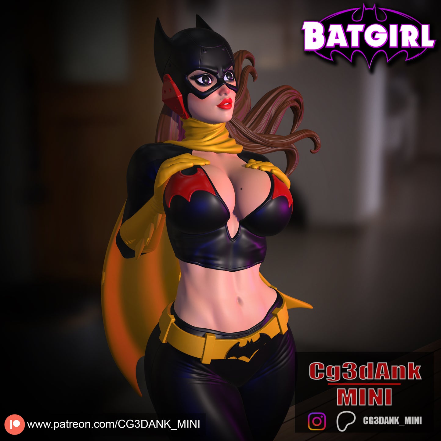 Bat Girl Statue