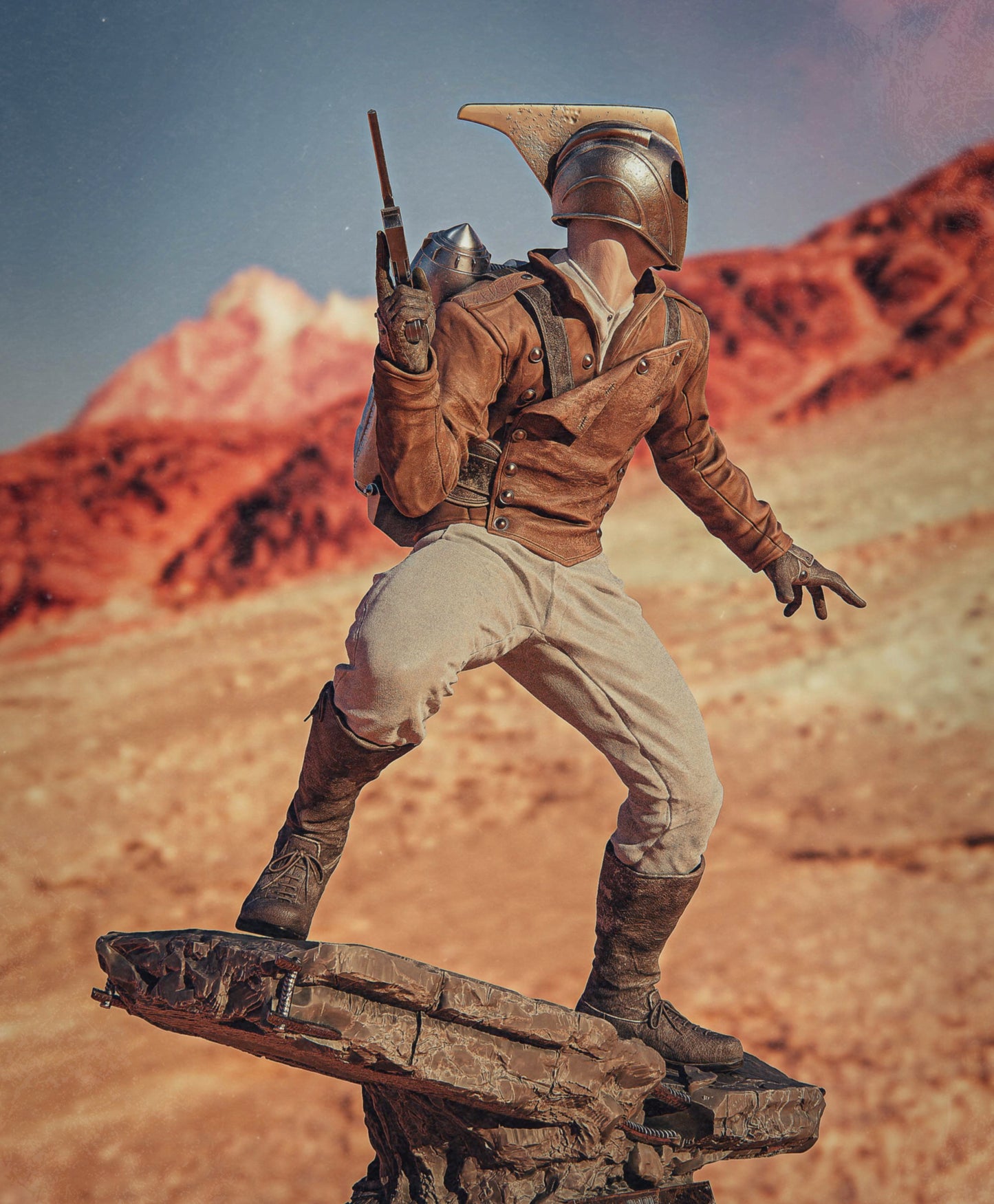 Rocketeer Statue