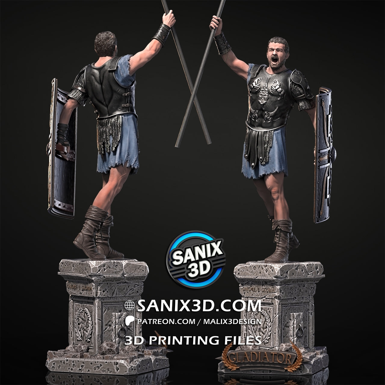 Gladiator Statue