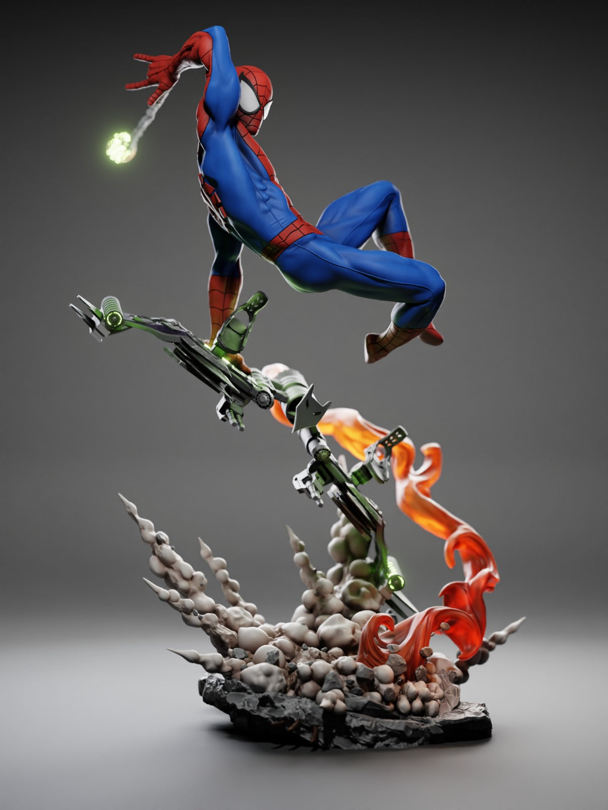 Spiderman Statue