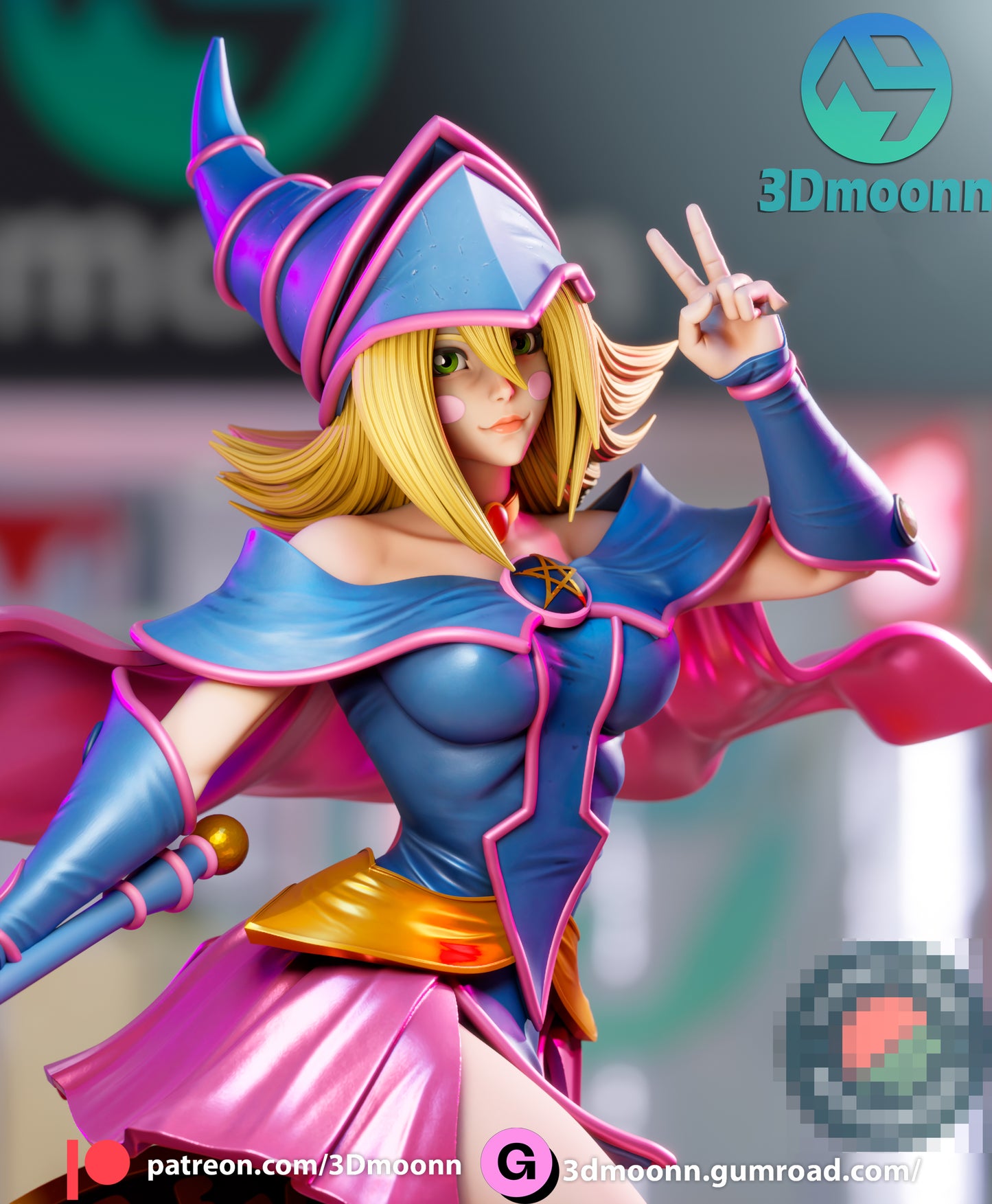 Dark Magician Girl Statue