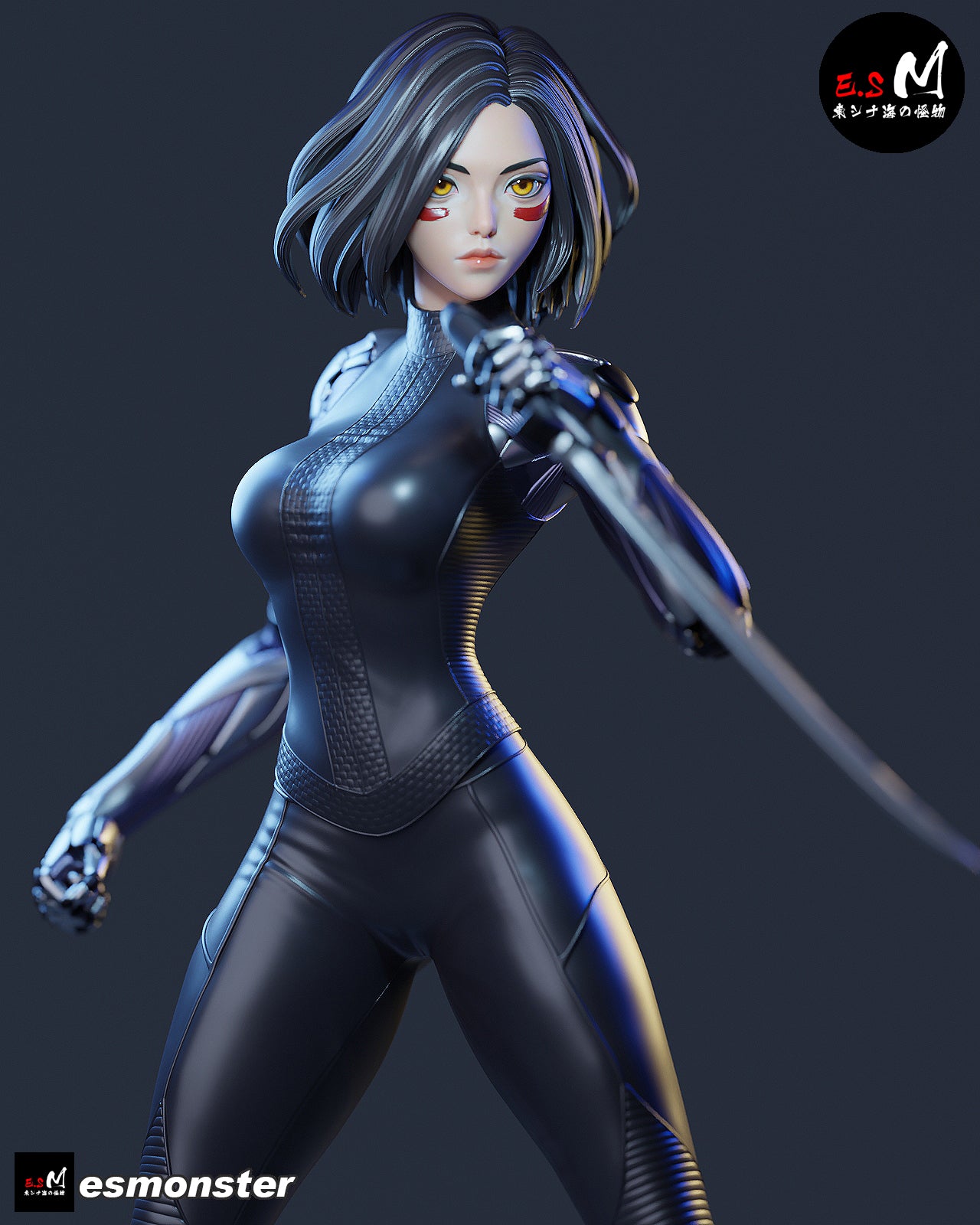 Alita Statue