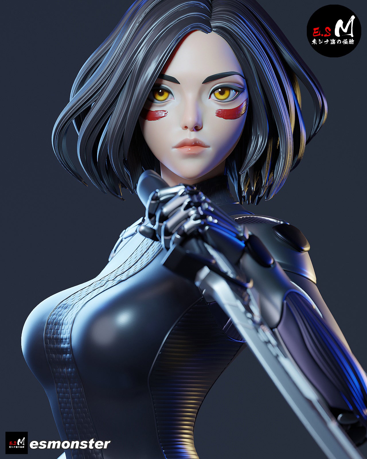 Alita Statue