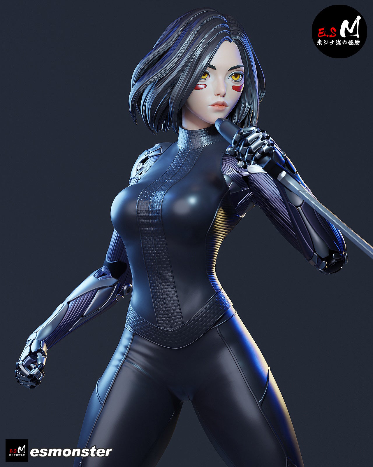 Alita Statue