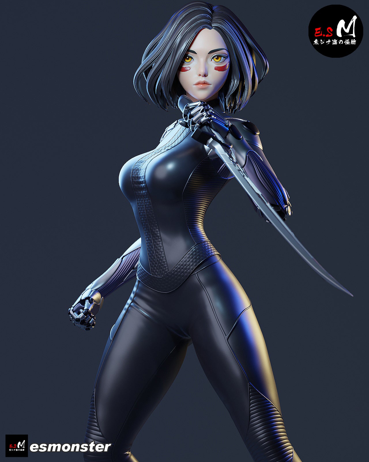 Alita Statue