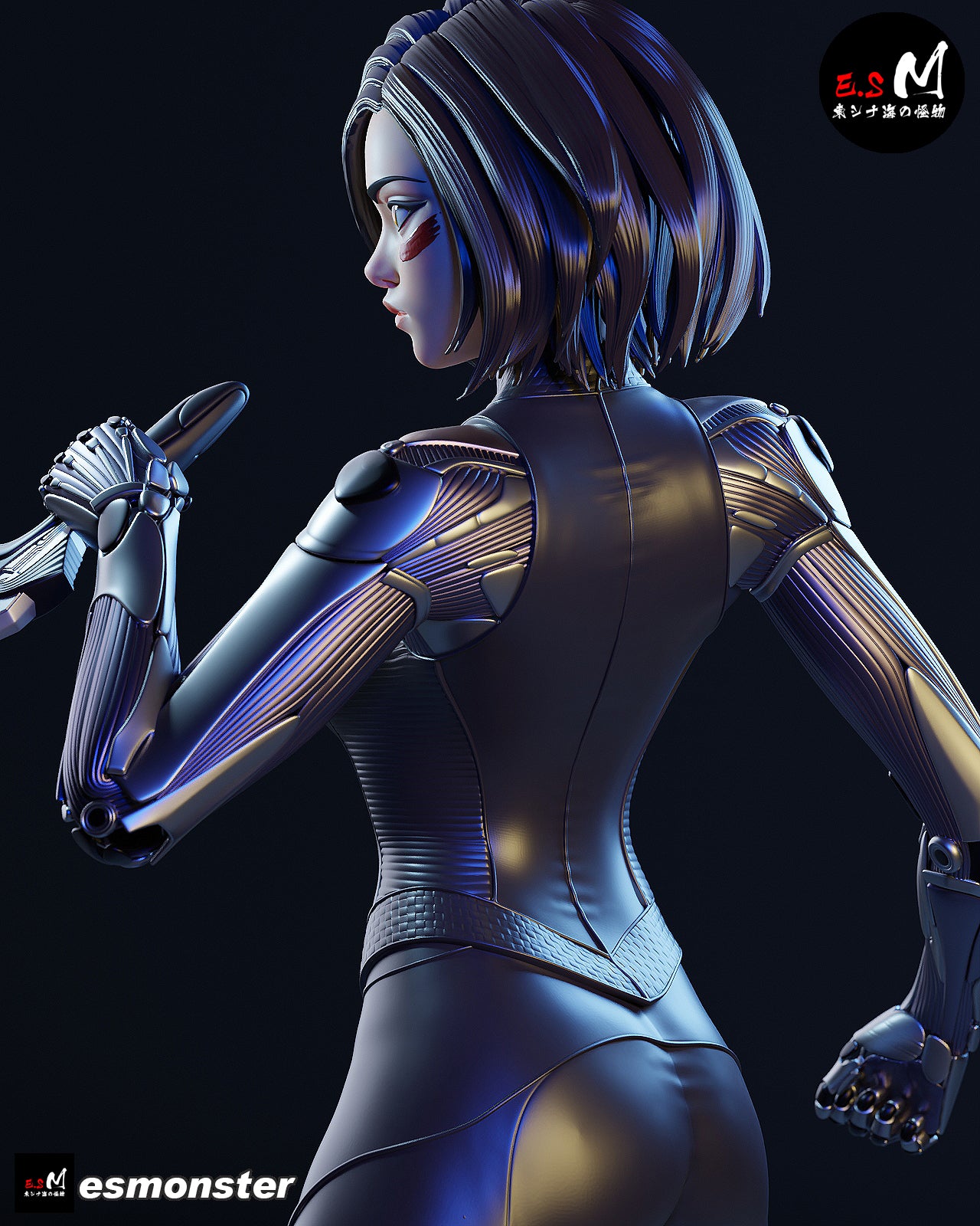 Alita Statue