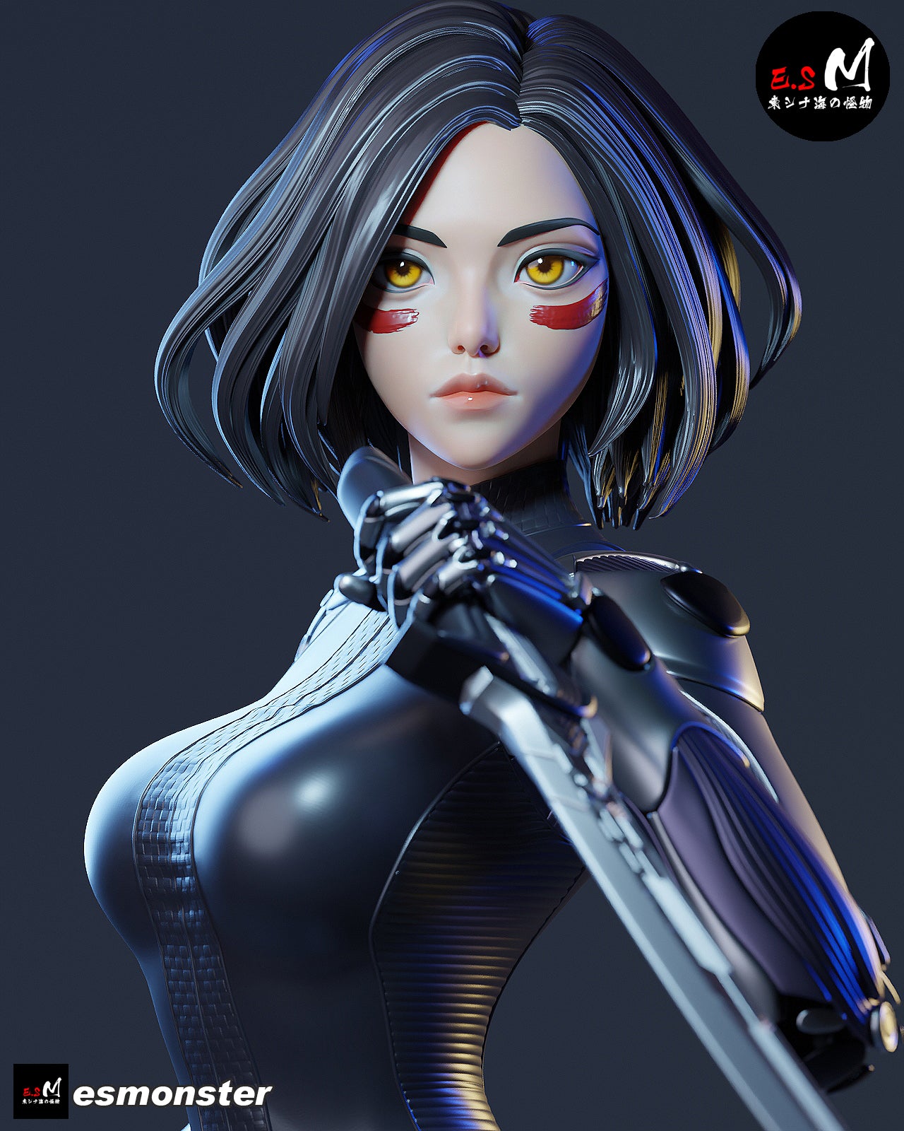 Alita Statue