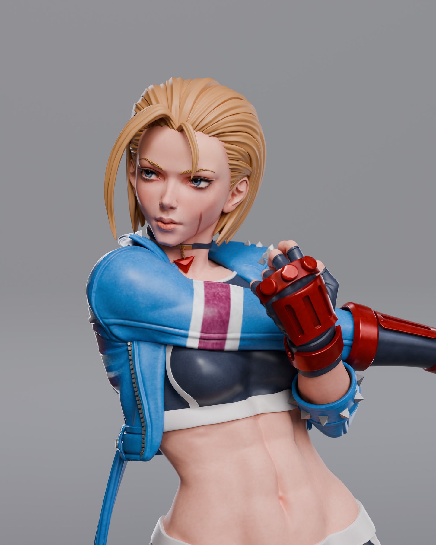 Cammy SF6 Statue