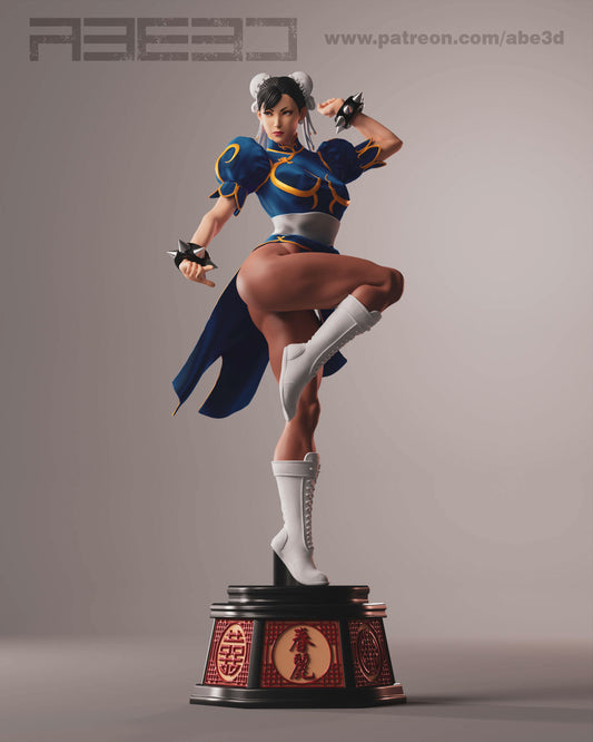 Chun-Li (Street Fighter) Statue