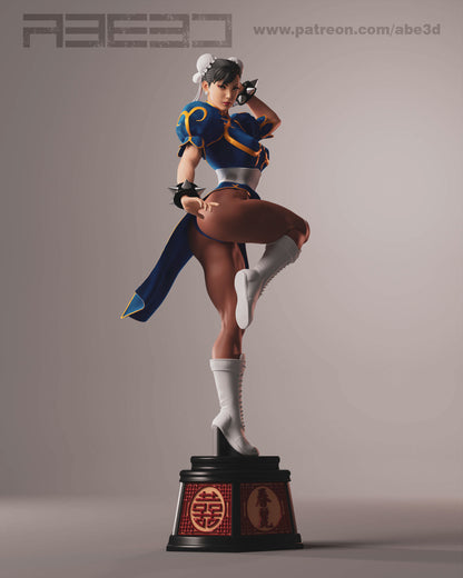 Chun-Li (Street Fighter) Statue